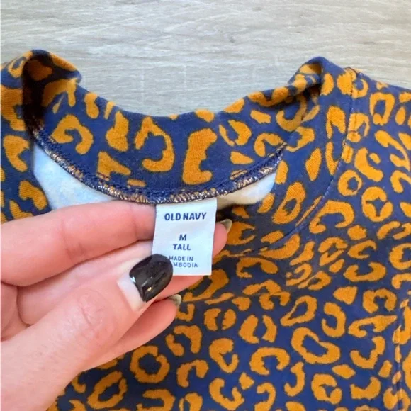 Old Navy Brown Leopard Print Midi Dress - Picture 4 of 4